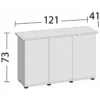 Juwel Akvariebord SBX 240 121x41x73cm Juwel Akvariebord SBX 240 121x41x73cm