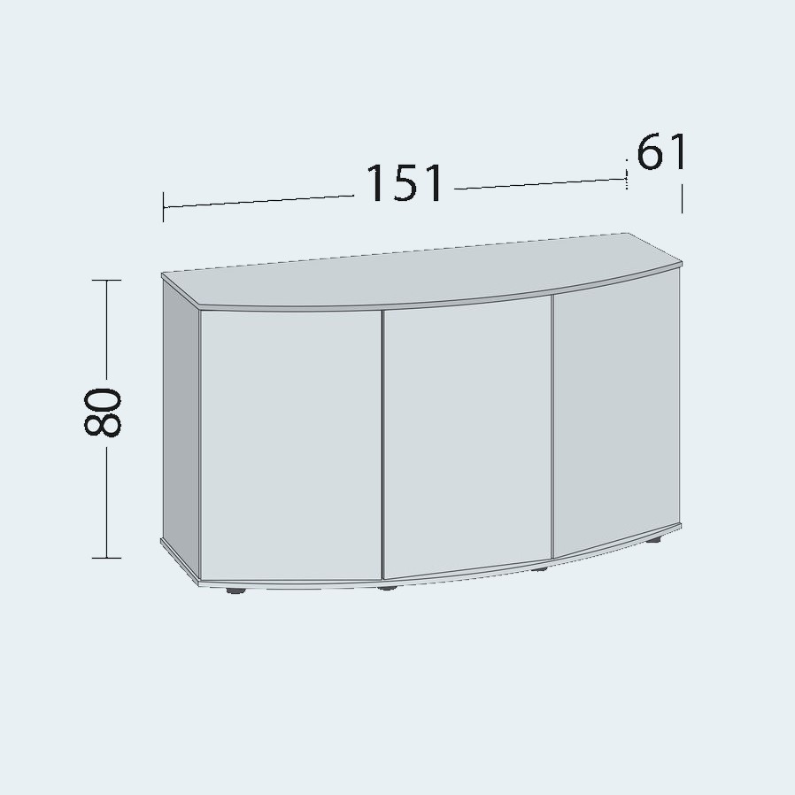 Juwel Akvariebord Sbx Vision 450 151x61x80cm