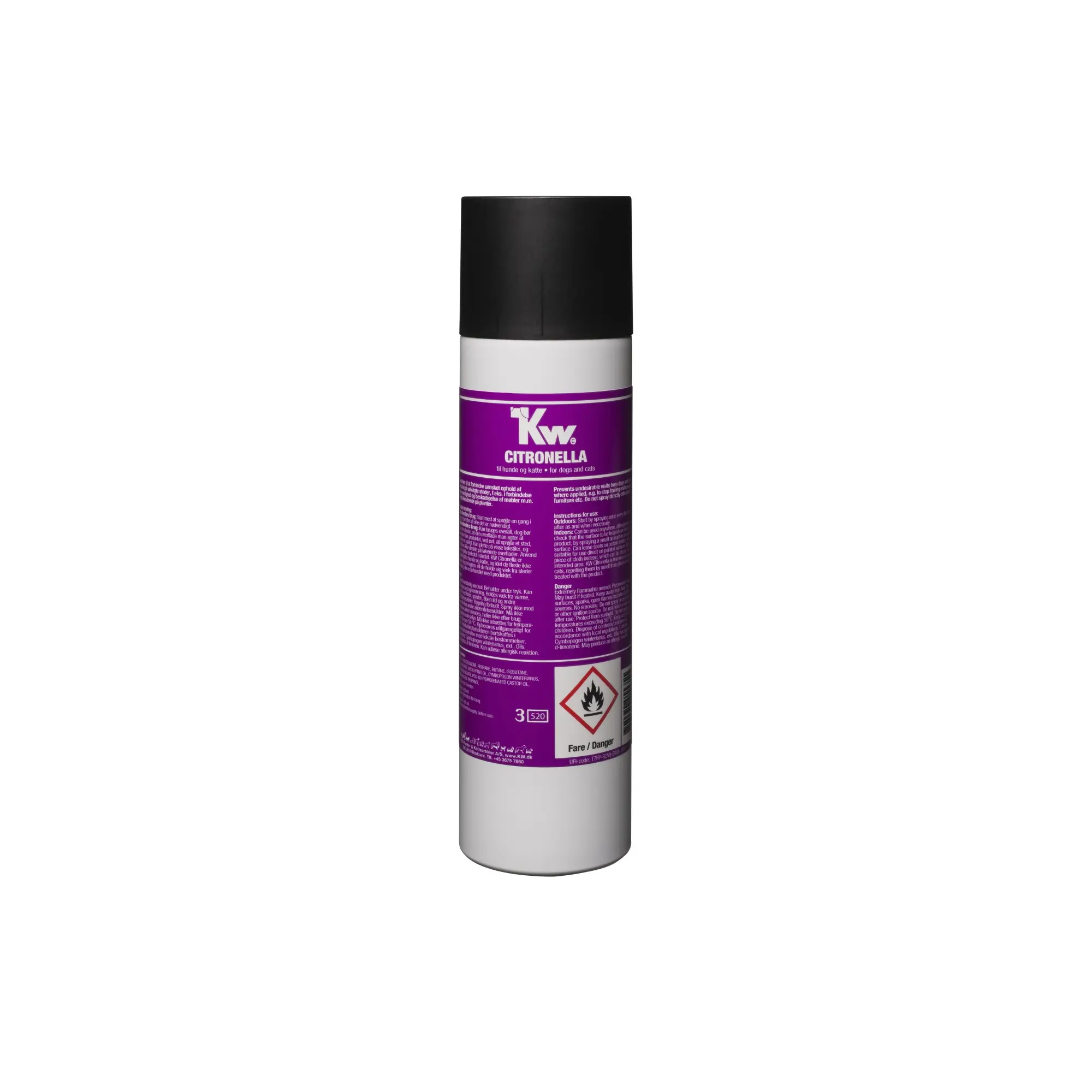 KW Citronella (hold deg vekk) Spray 400 ml KW Citronella (hold deg vekk) Spray 400 ml
