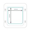 Kattedør Sureflap for Chip 14.2x12 Cm Kattedør Sureflap for Chip 14.2x12 Cm