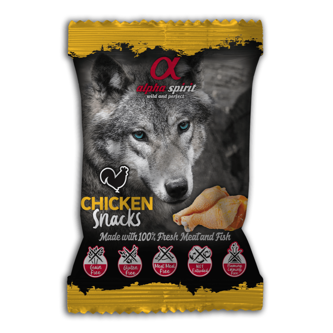 AlphaSpirit kylling hundesnacks 50g