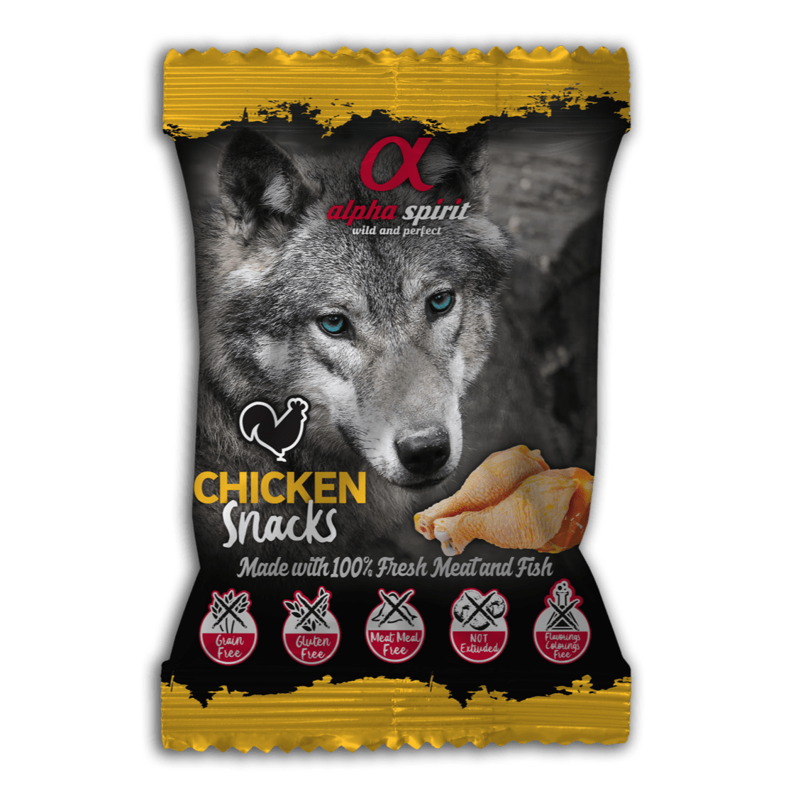 AlphaSpirit kylling hundesnacks 50g