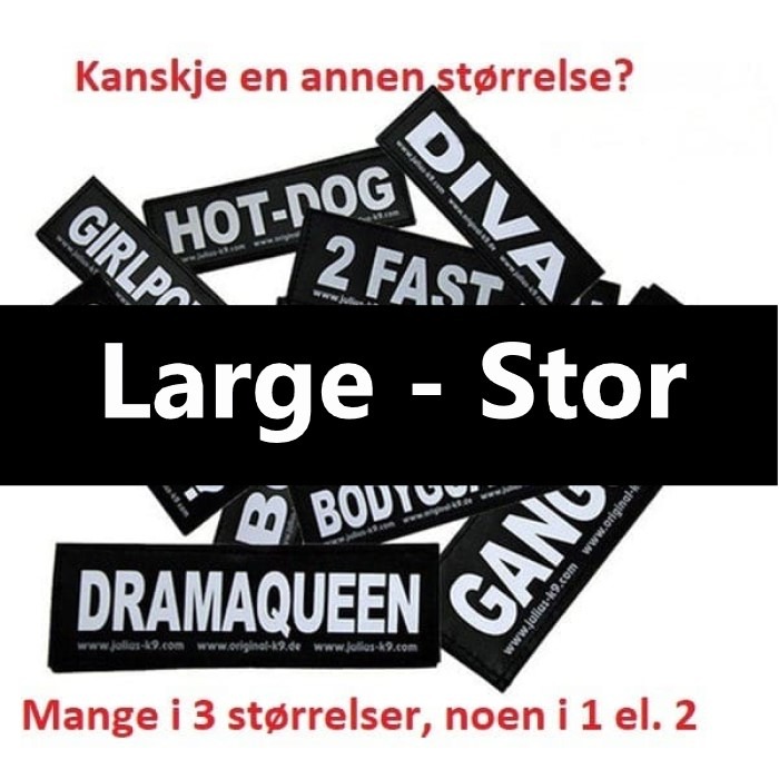 Label-merke Julius K9 Large borrelås