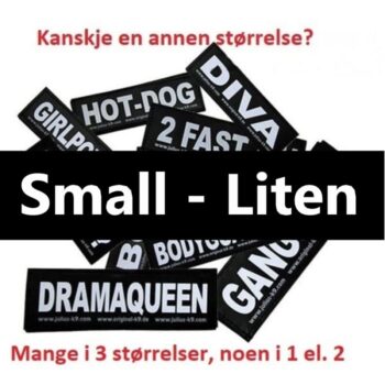Julius-K9 labelmerker med borrelås