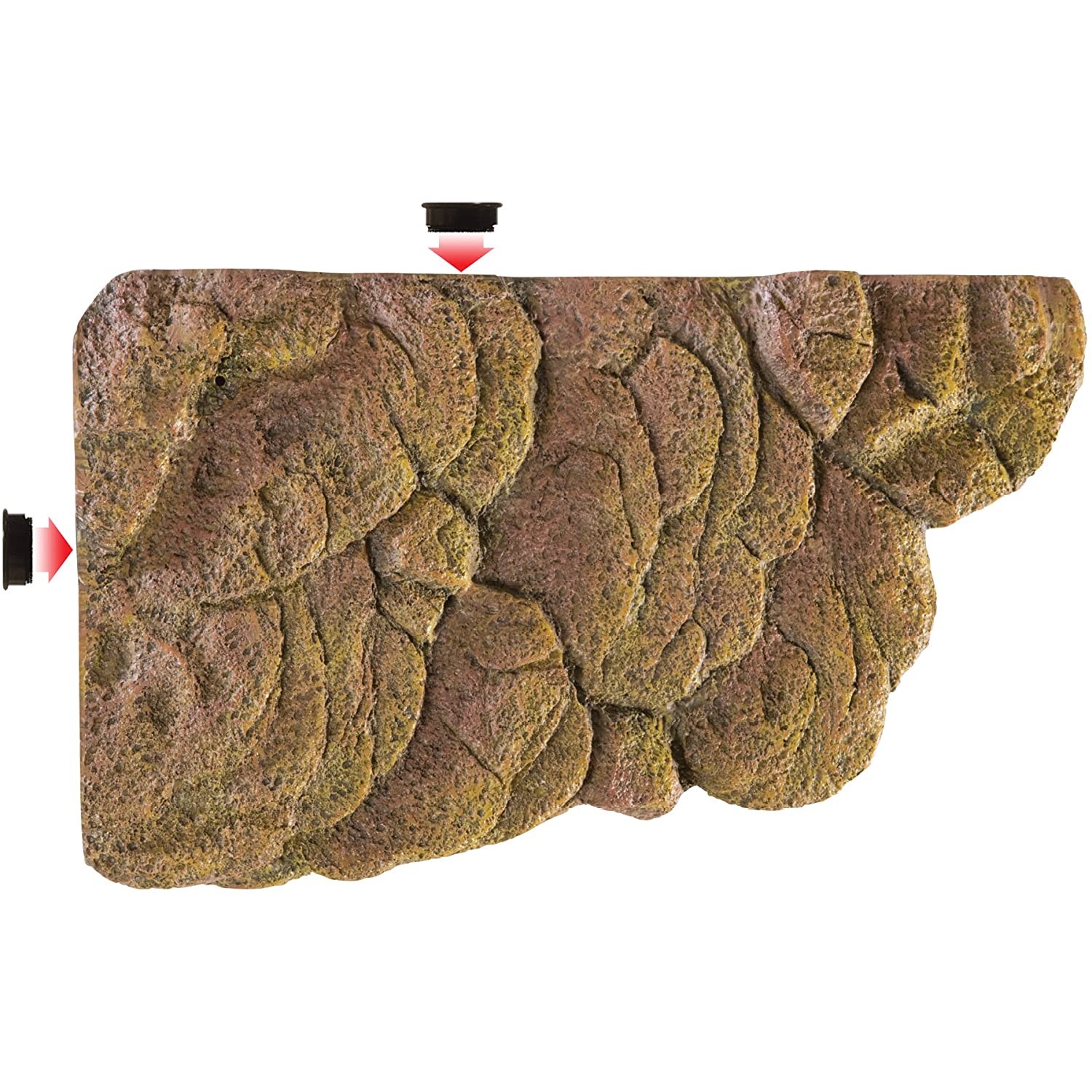 ExoTerra Turtle Bank-Land del flytende med magnetfeste