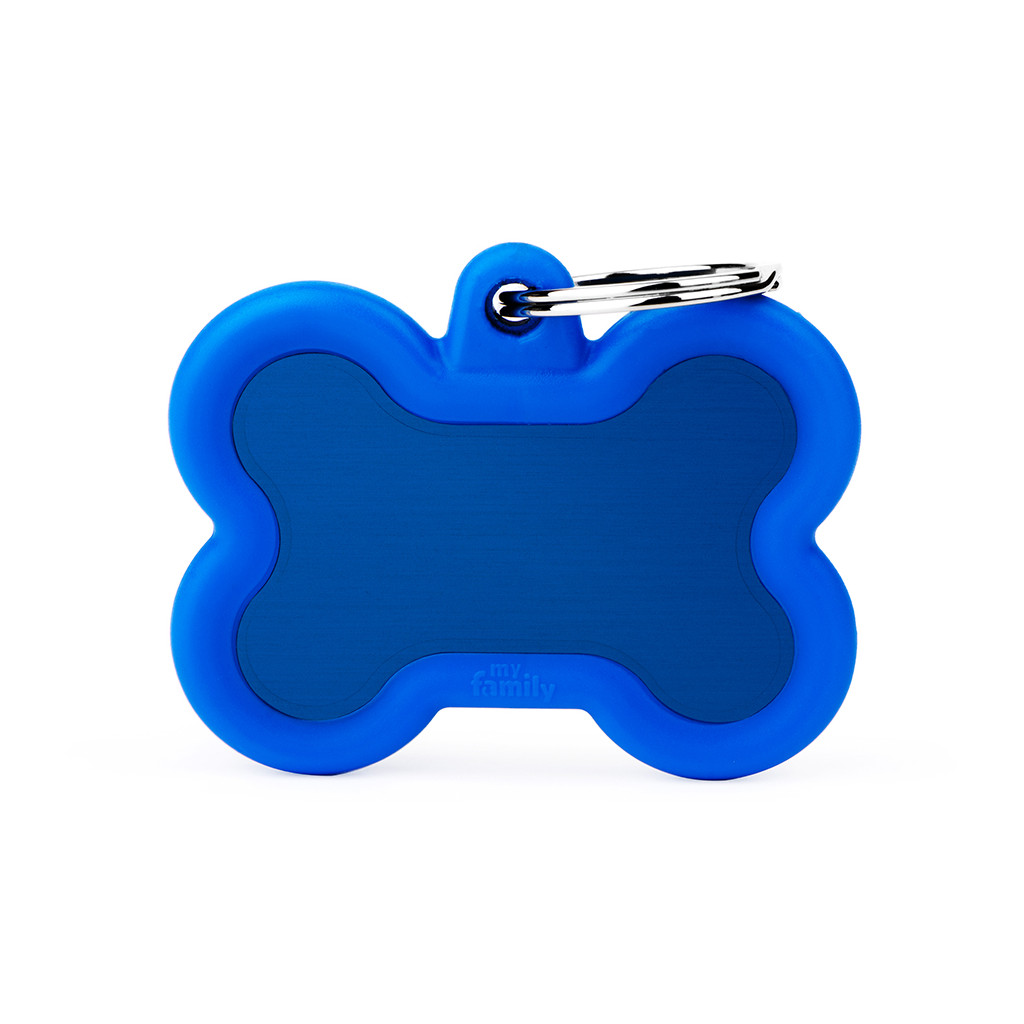 MyFamily Hushtag Collection ID Tag-Aluminium med plast kant