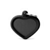 MyFamily Hushtag Hjerte ID Tag-Aluminium med plast kant MyFamily Hushtag Hjerte ID Tag-Aluminium med plast kant