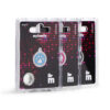 Myfamily Glam Strass ID-merke med hodeskalle Myfamily Glam Strass ID-merke med hodeskalle