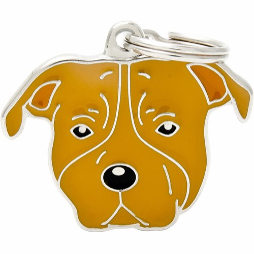 Myfamily Staffordshire Bull terrier IDtag Myfamily Staffordshire Bull terrier IDtag