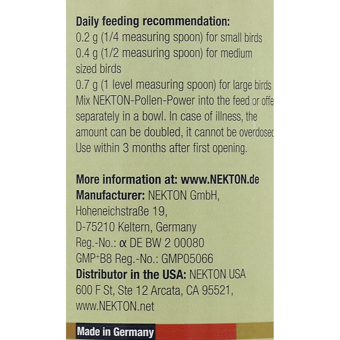 Nekton pollen power 90 gram