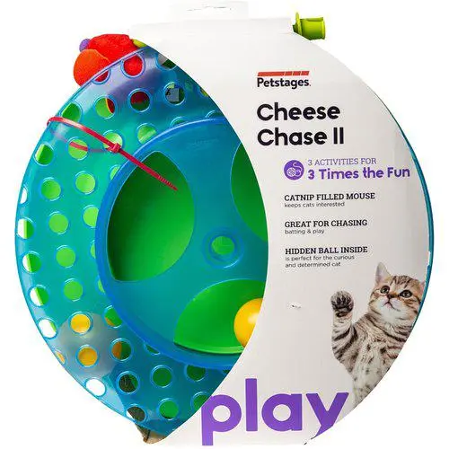 Petstages katteleke Cheese Chase med Catnip Petstages katteleke Cheese Chase med Catnip