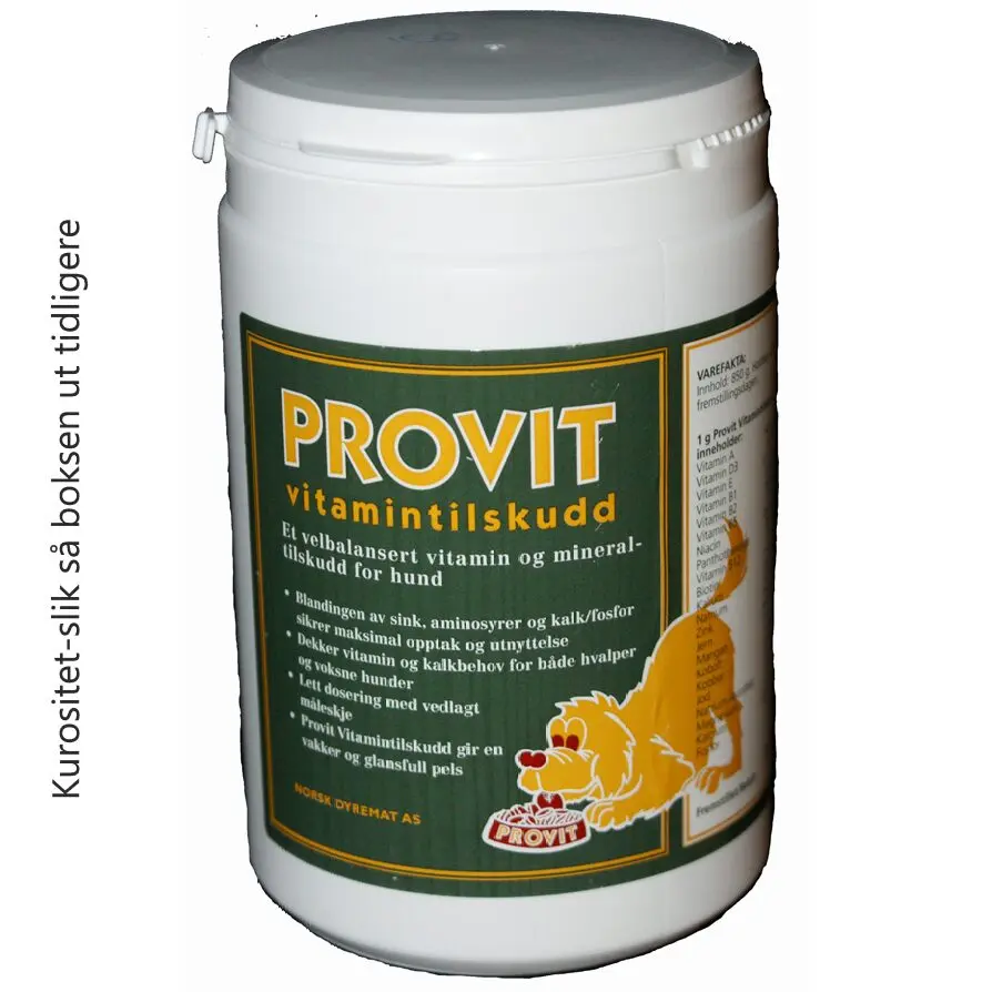 Provit vitamintilskudd hund Provit vitamintilskudd hund