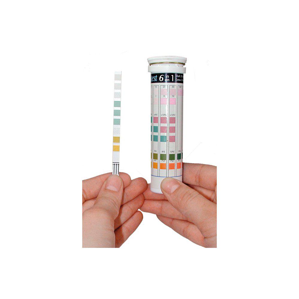 Tetra testset 6in1 25st GH/KH/NO2/NO3/PH/Cl2