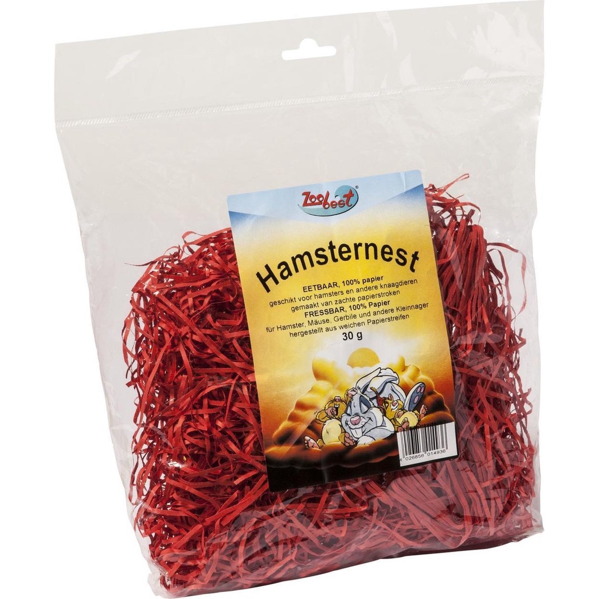 ZooBest Papirstrimler ass farger 30g ZooBest Papirstrimler ass farger 30g