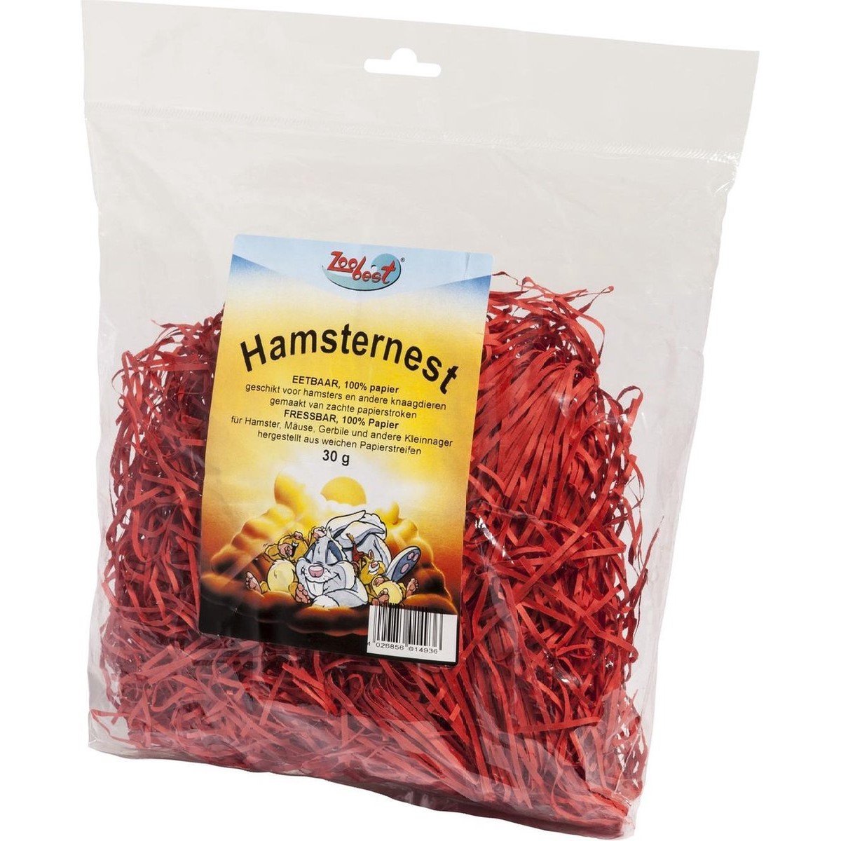 ZooBest Papirstrimler ass farger 30g ZooBest Papirstrimler ass farger 30g