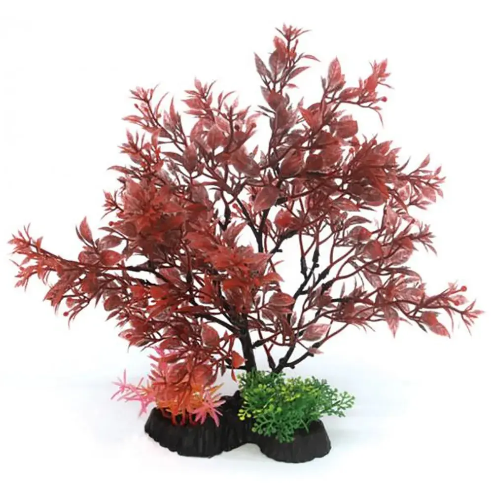 Plastikkplante Tre med røde blader 9x24cm Plastikkplante Tre med røde blader 9x24cm