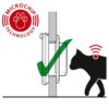 PETMATE Microchip kattedør med Timer
