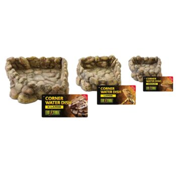 Exo Terra vannskål hjørne