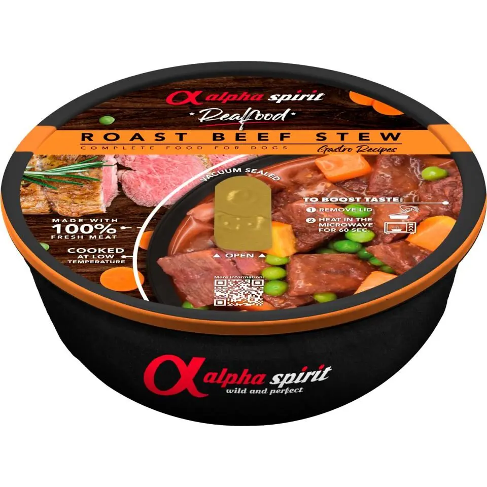 Alpha Spirit Real Food med oksekjøtt 280g