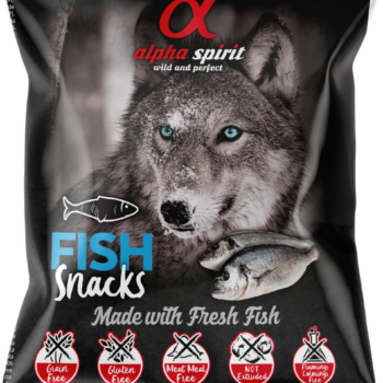 AlphaSpirit fisk hundesnacks 50g