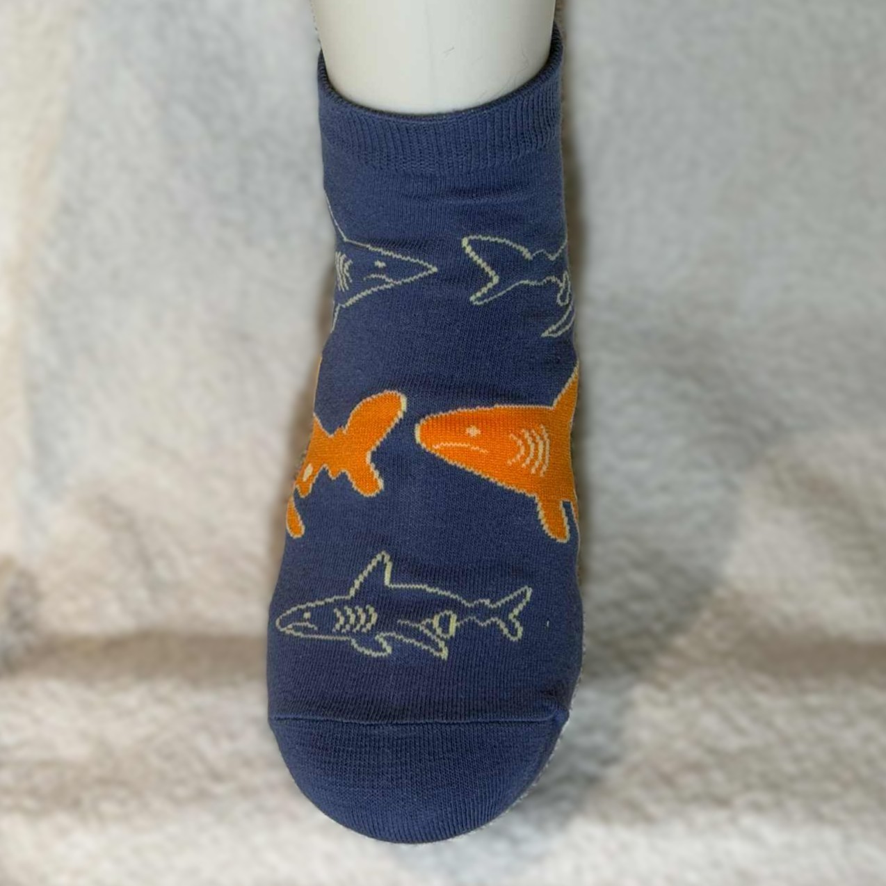 Ankelsokk med Haier som svømmer