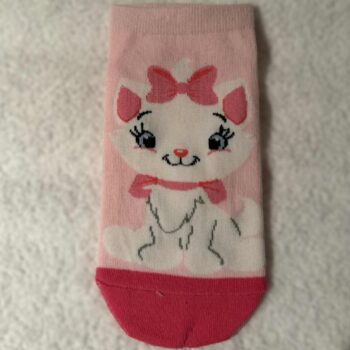 Ankelsokk rosa med søt jentepus