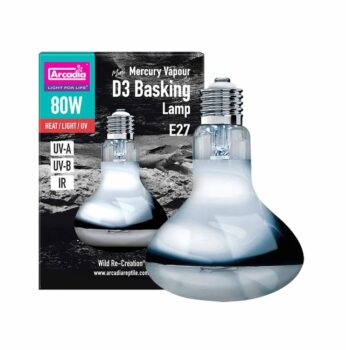 Arcadia D3 Basking Lamp 80w Uva-uvb