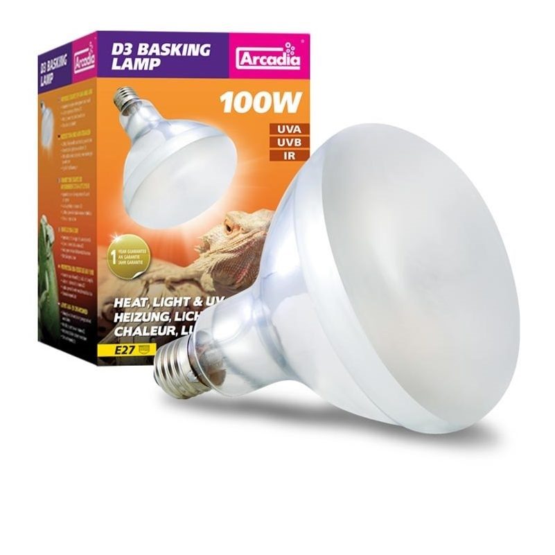 Arcadia D3 Basking lamp UVA-UVB E27