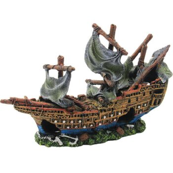 Båtvrak 23.5x6.5x15cm