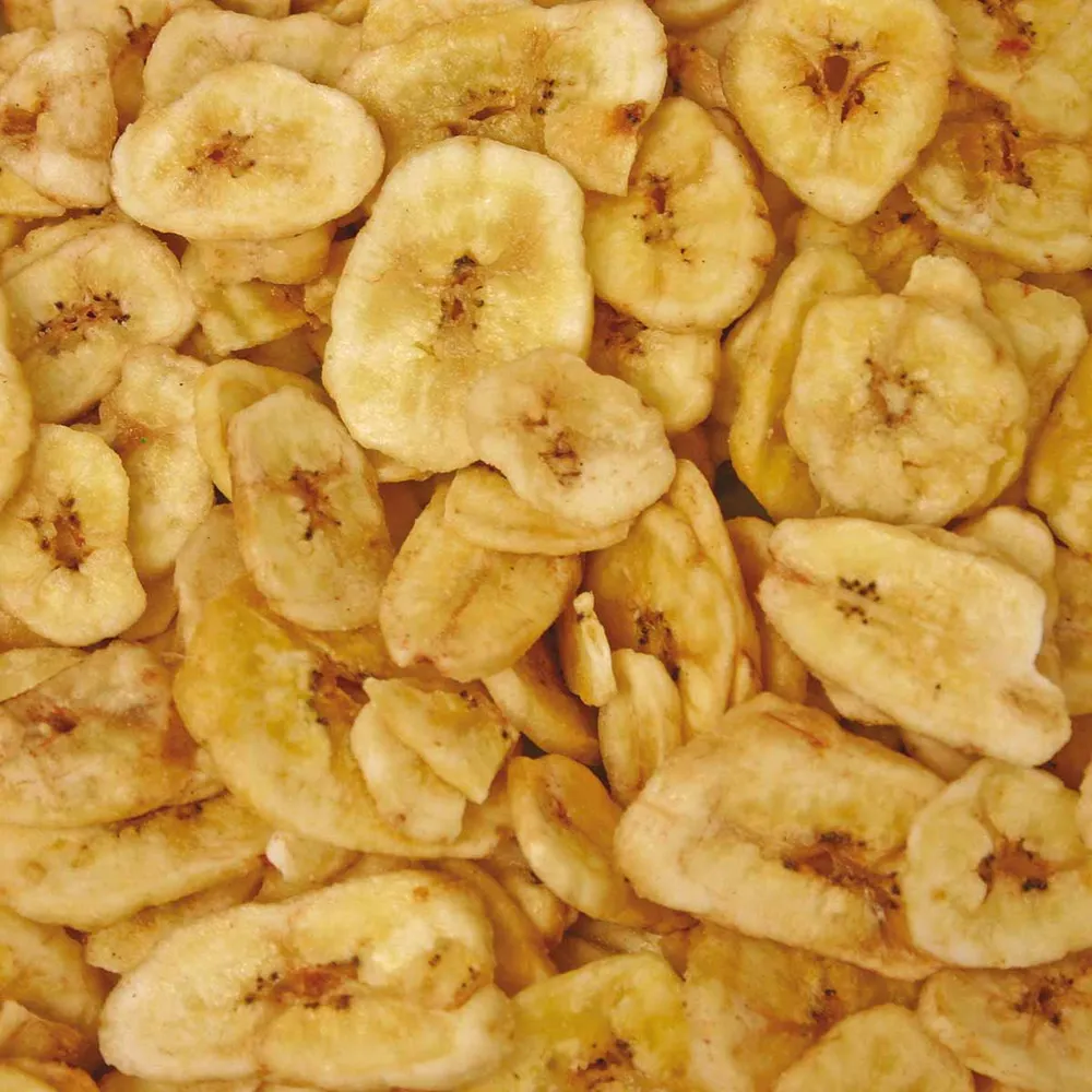 Bananchips fugl og smådyrsnacks