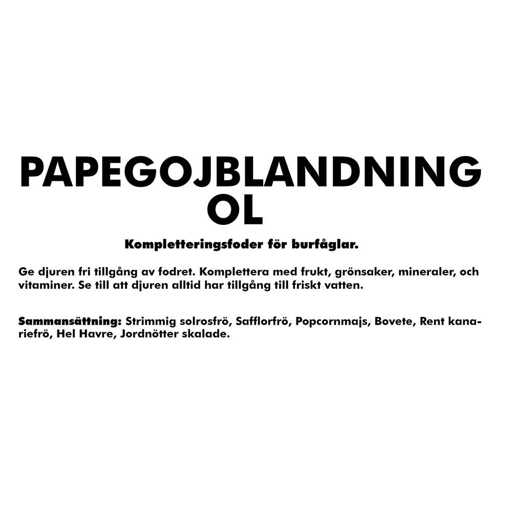 Bello Papegøyeblanding 15kg