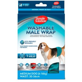 Simple Solution Magebånd Hannhund Vaskbar