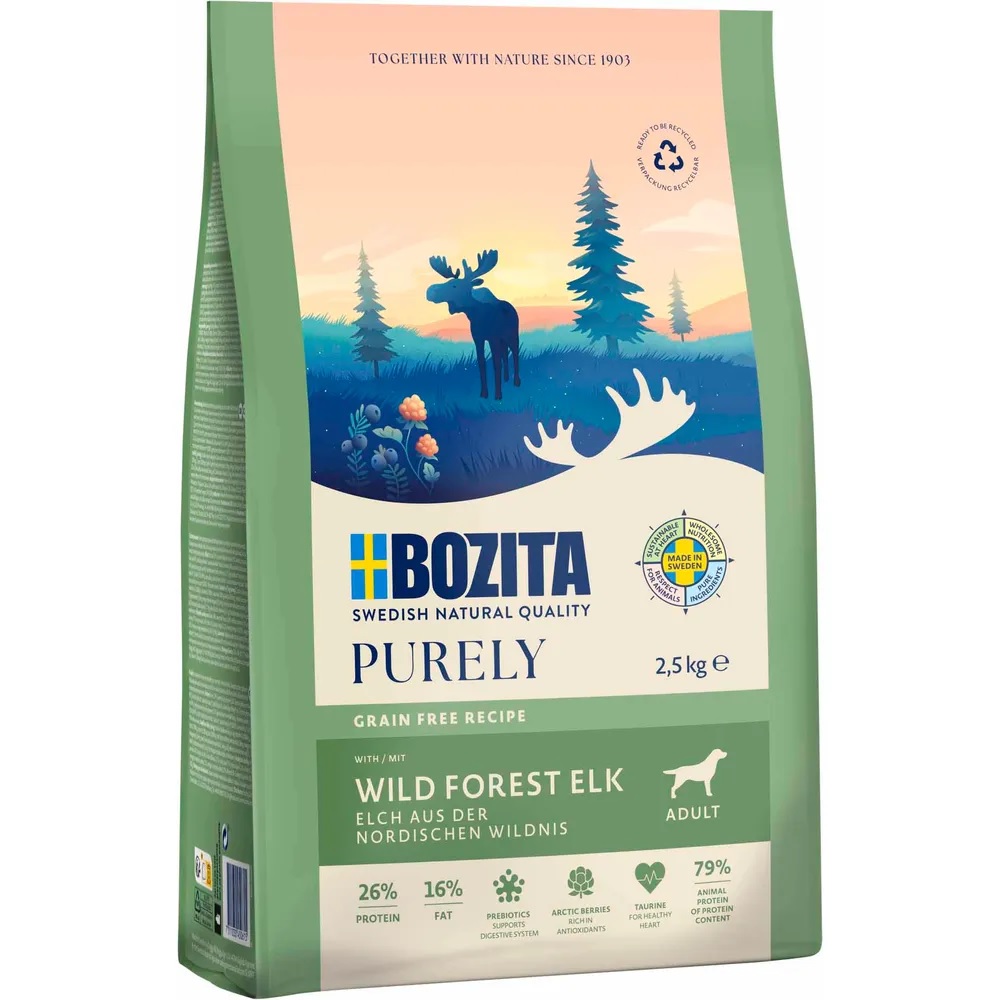 Bozita Dog Purely Adult Elk Bozita Dog Purely Adult Elk