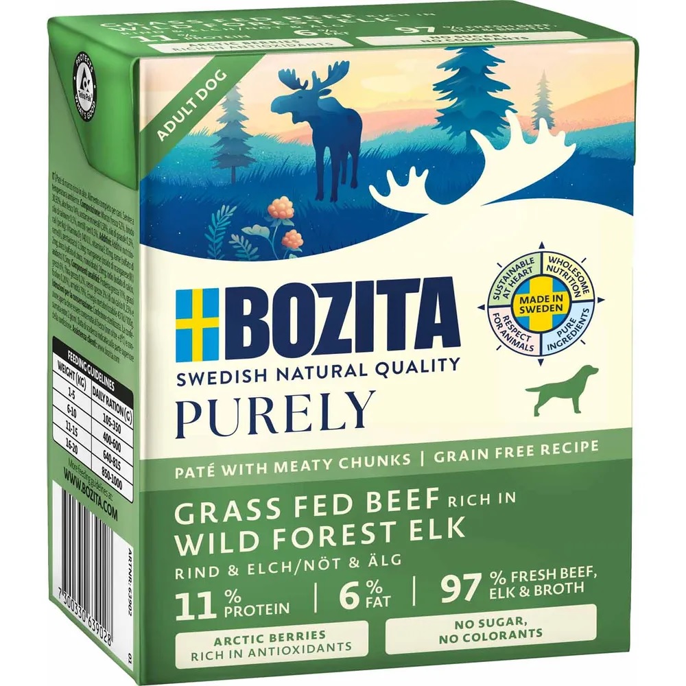Bozita Purely Pate Elk 6 x 370g Bozita Purely Pate Elk 6 x 370g
