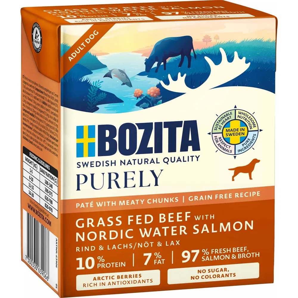 Bozita Purely Paté Salmon 6 x 370g Bozita Purely Paté Salmon 6 x 370g