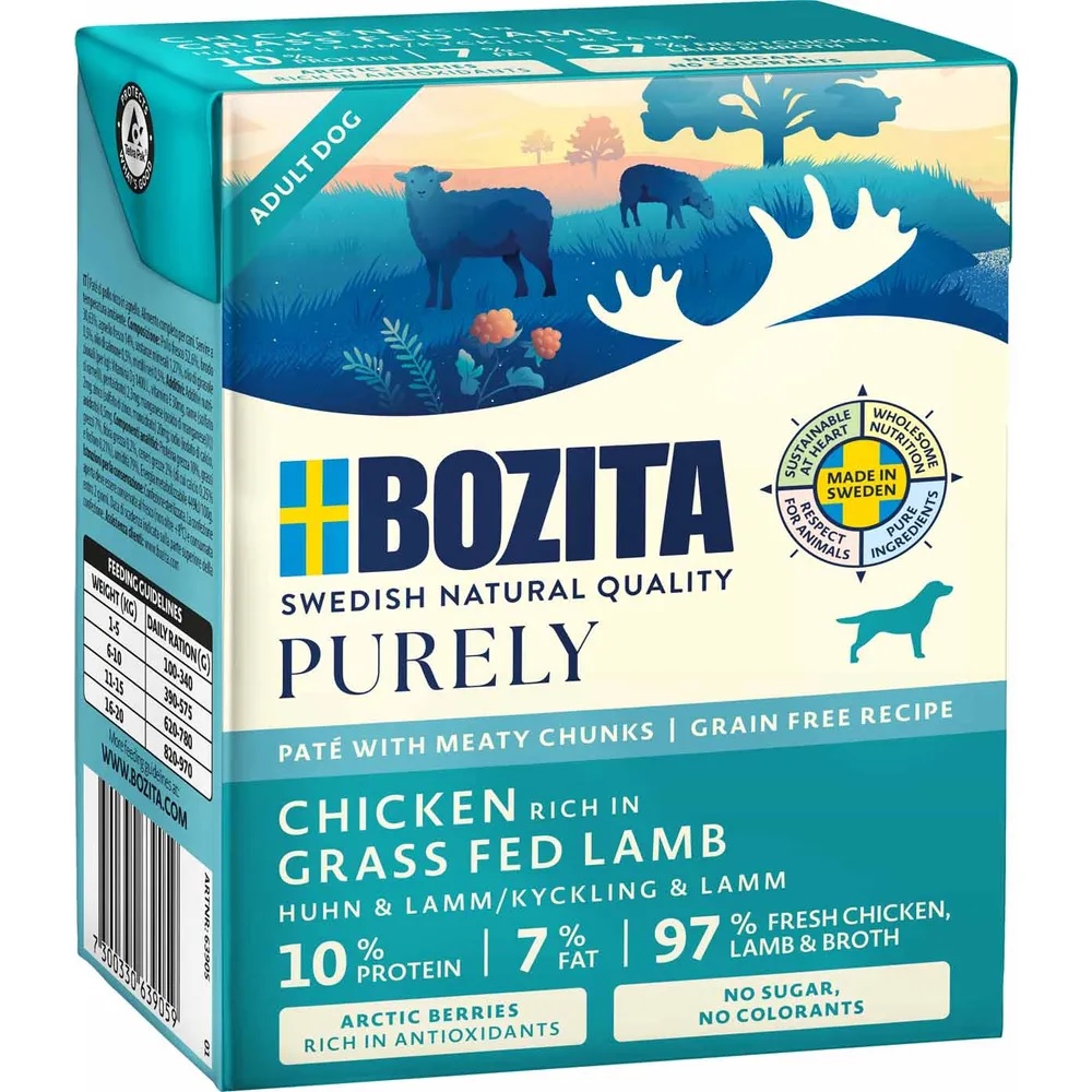 Bozita Purely Pate Lamb 6 x 370g Bozita Purely Pate Lamb 6 x 370g