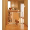 Carlson grind ekstra bred walk-thru m. kattedør, justerbar 76x74-112cm Carlson grind ekstra bred walk-thru m. kattedør, justerbar 76x74-112cm