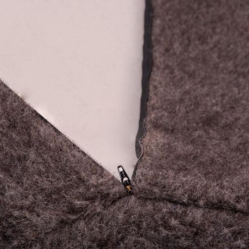 Canelana rund hundeseng i 100% ull