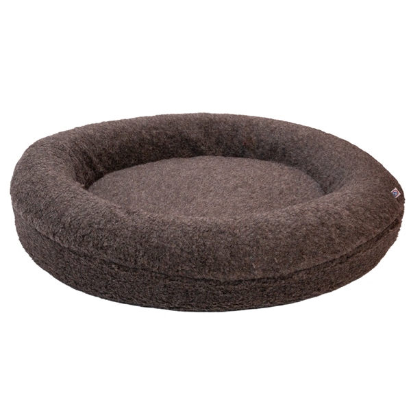 Canelana rund hundeseng i 100% ull