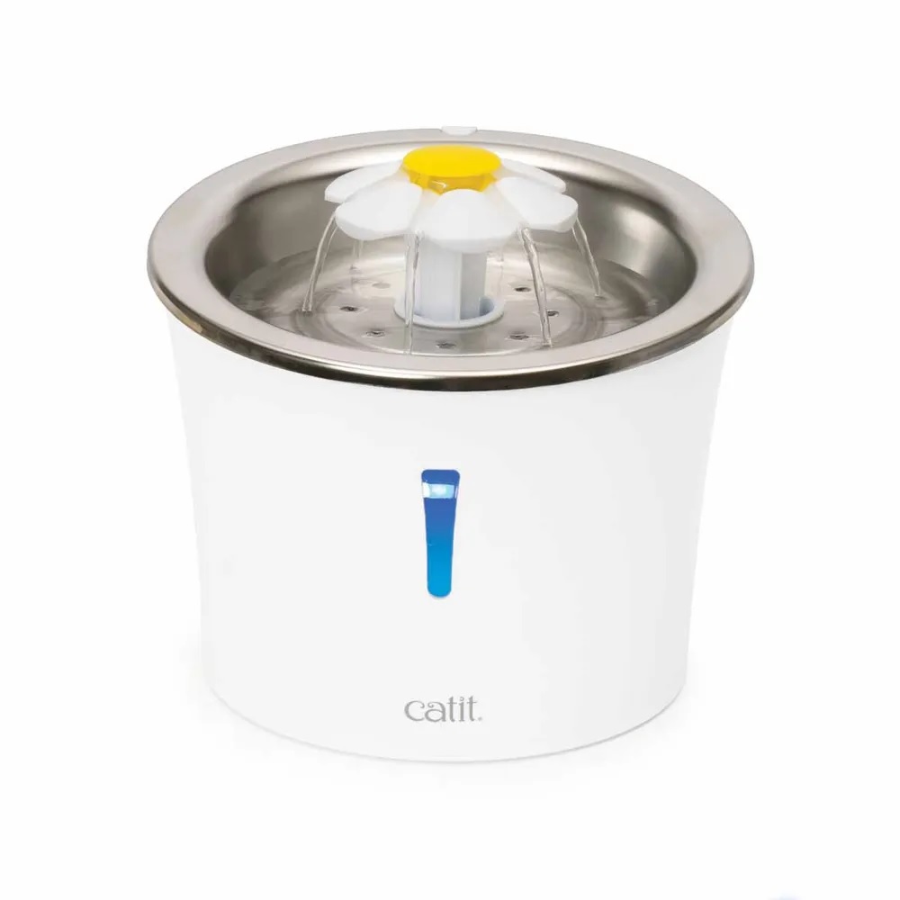 Catit Flower Drikkefontene i Rustfritt Stål 3Liter