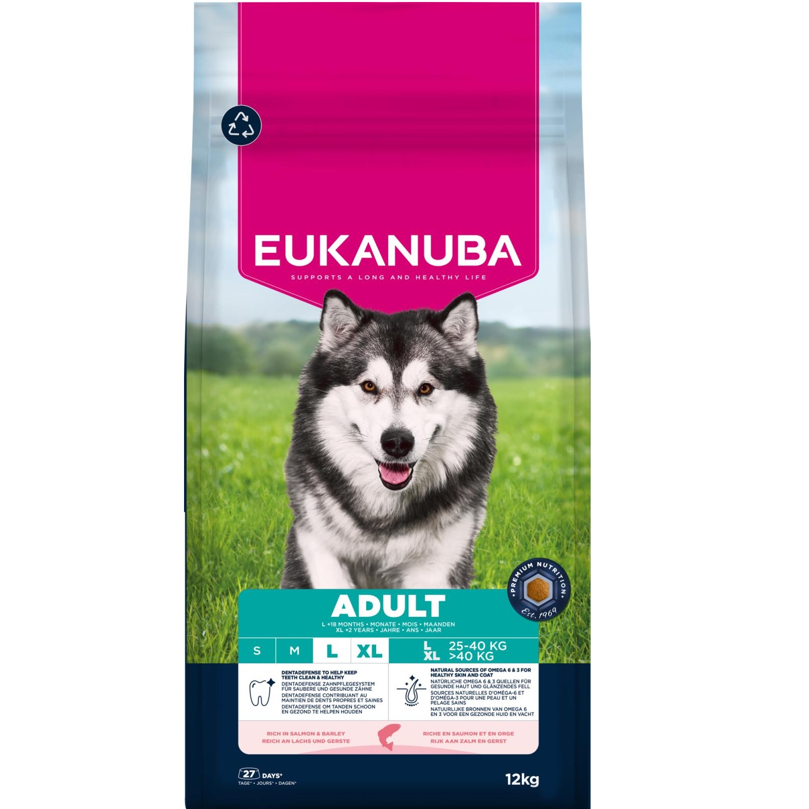 Eukanuba Adult Large Breed Laks og bygg