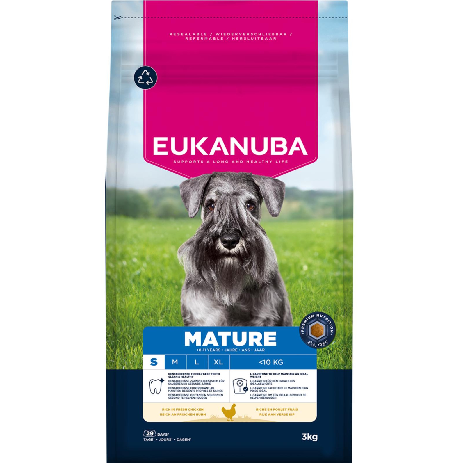 EUKANUBA Mature Small Breed kylling