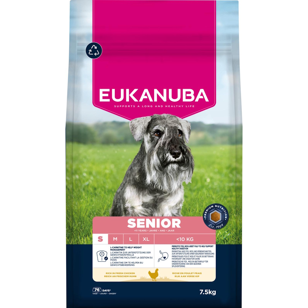 EUKANUBA Senior Small Breed kylling