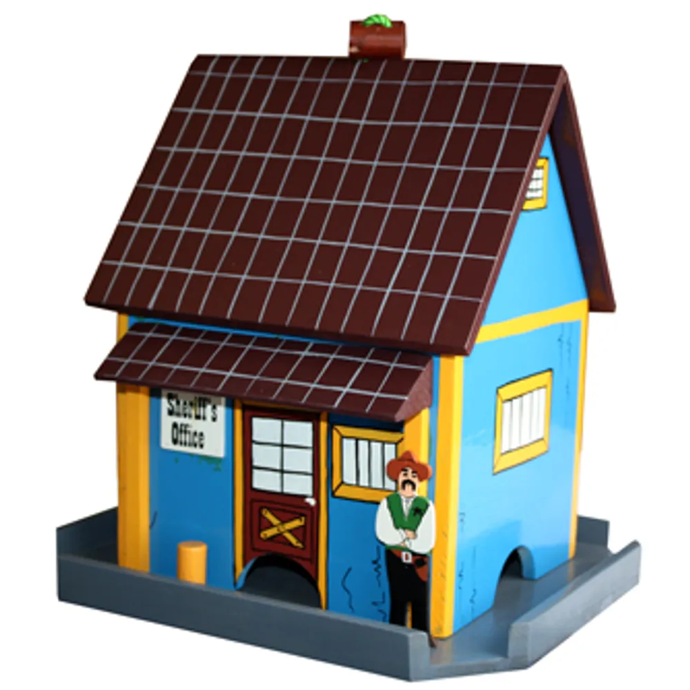 Fuglemater Sheriff Office Glendale 26x23x28cm Fuglemater Sheriff Office Glendale 26x23x28cm