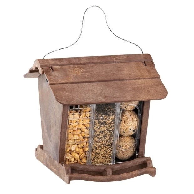 Fuglemater Silo med 3 kammer - Ferplast