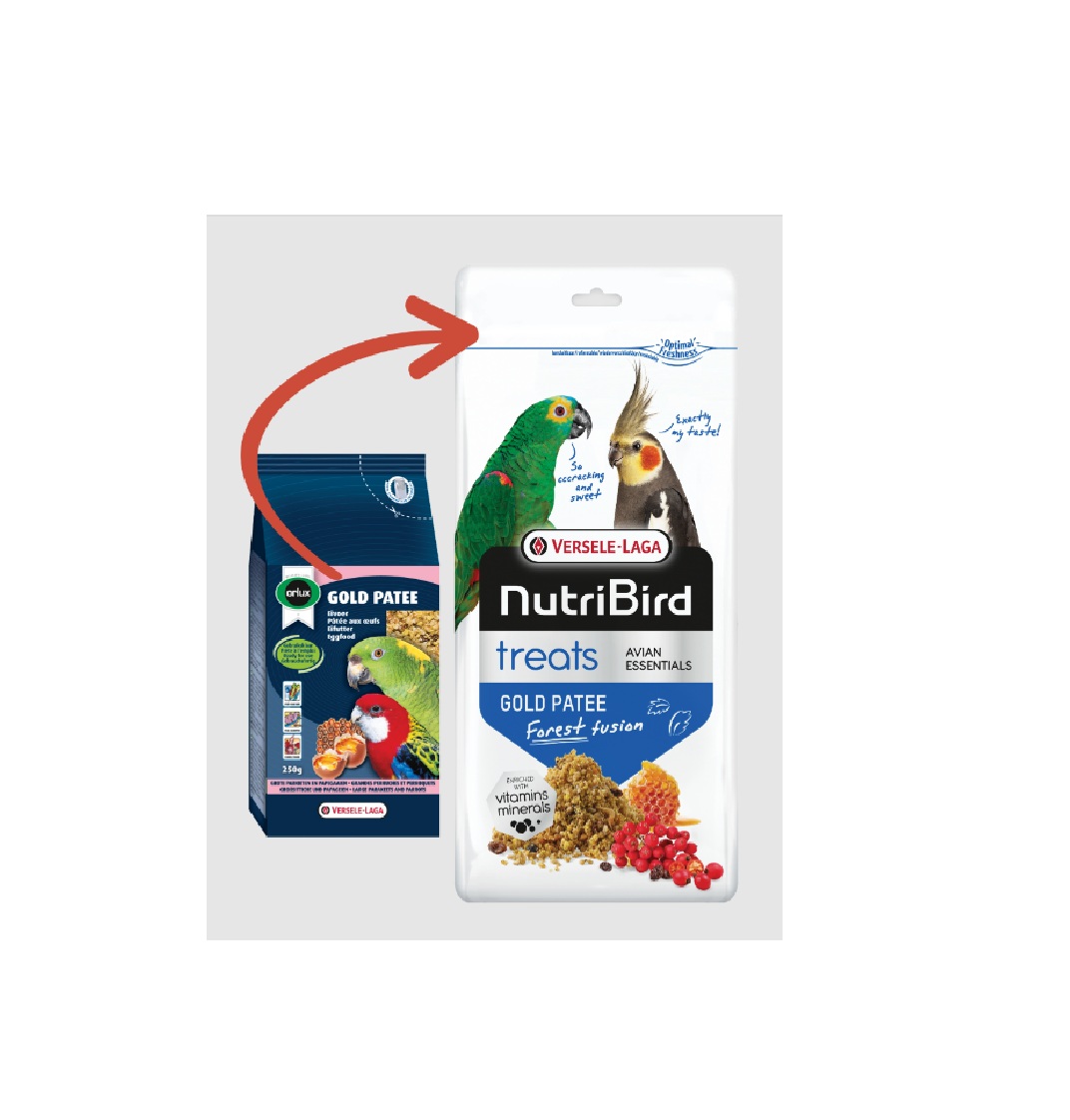 Nutribird Eggfoder Par/pap Gold Patee 250gr