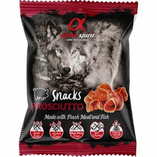 AlphaSpirit prosciutto hundesnacks 50g