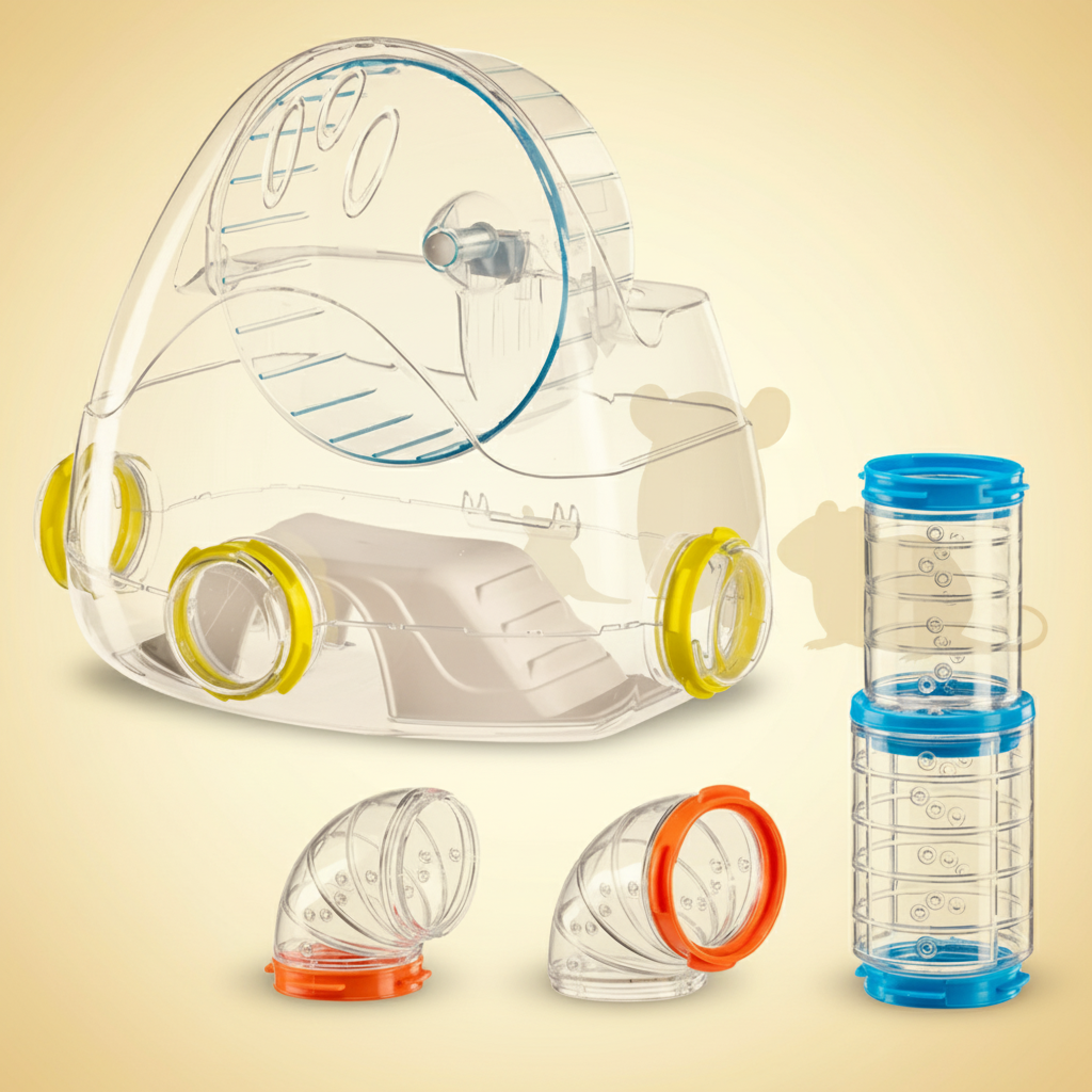 Hamster løpehjul Kit -modul Ferplast Gym 32,3×23×26,3 cm