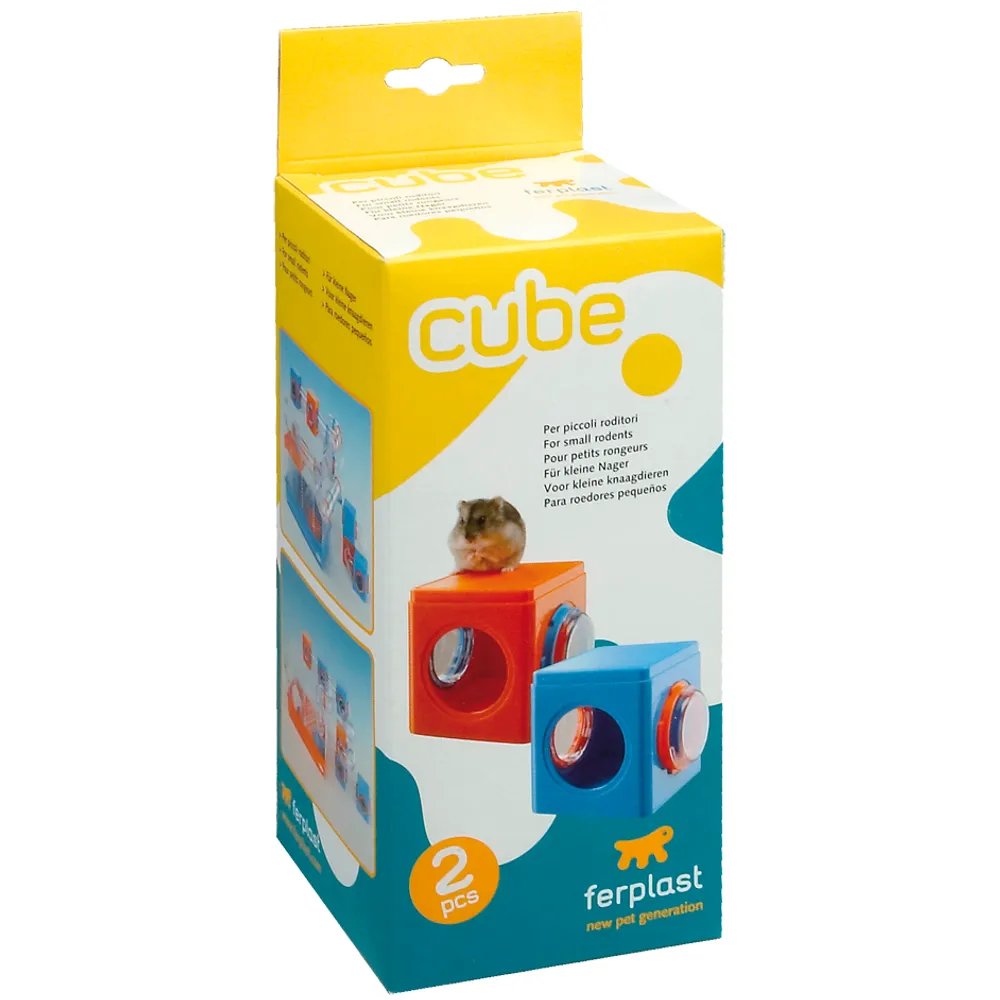 Hamster modul til Ferplast rørsystem (2 stk) Ferplast Cube 12,5×9,5×10,5 cm