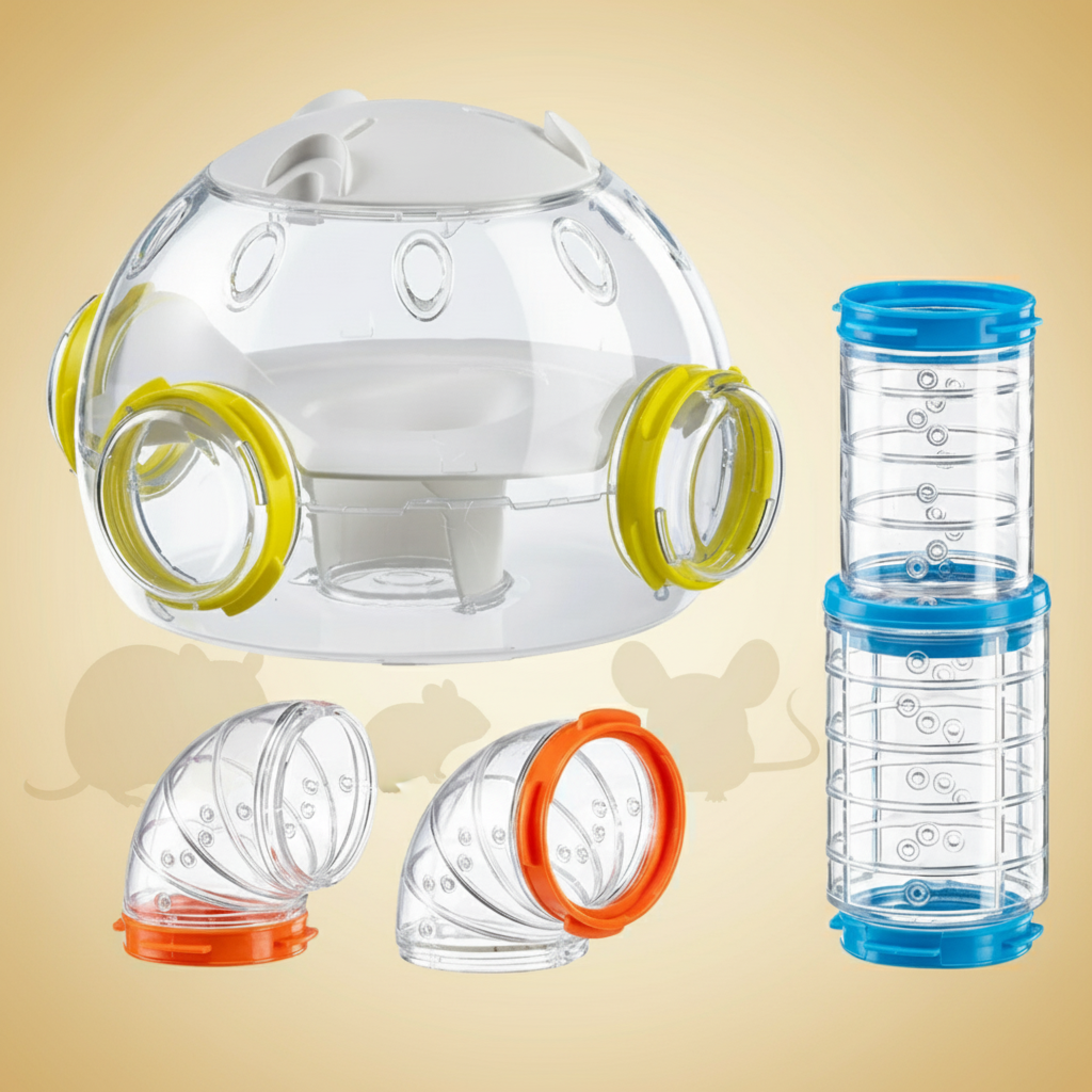 Hamsterhus kit modul Ferplast Lab 22,5×20,7×14,3 cm